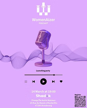 WomenAizer launch party poster